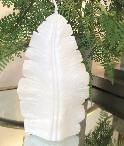 White Feather Candle