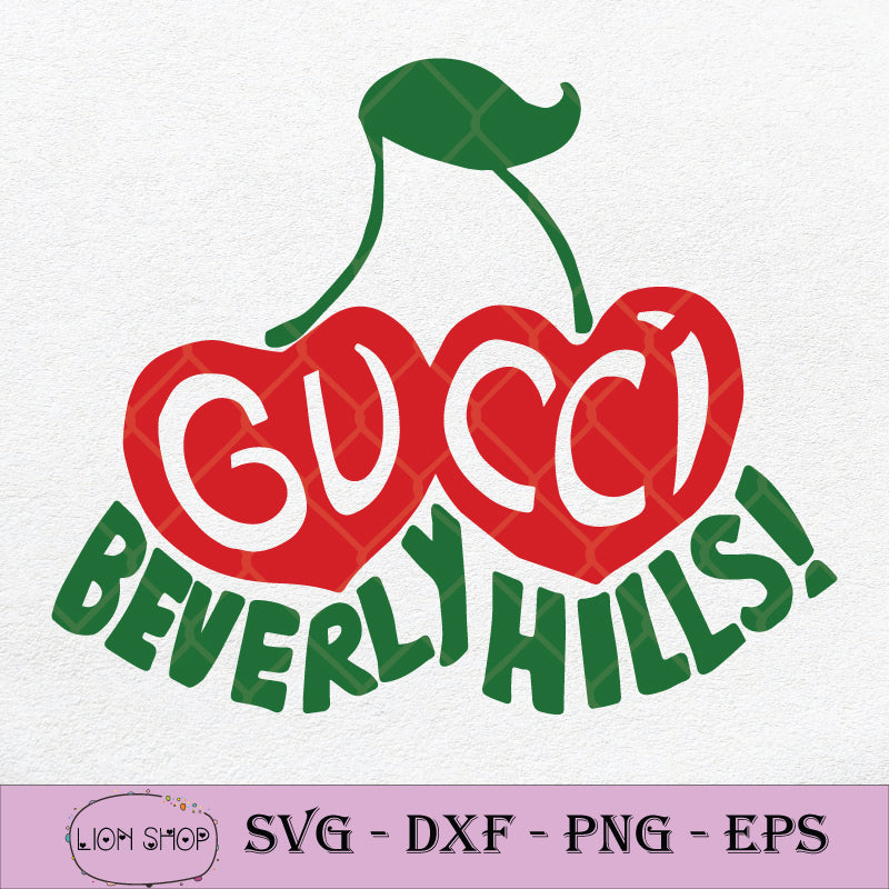 gucci cherry logo