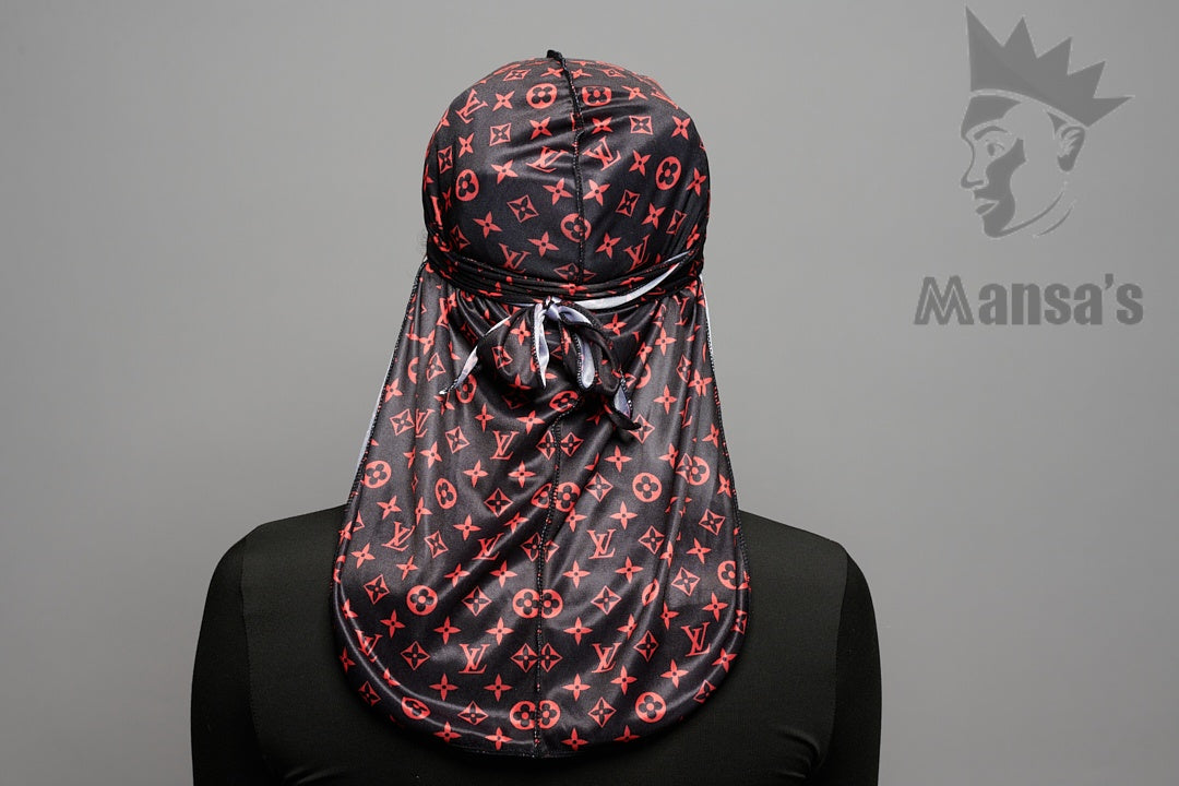 Wavepro Durags, Silky Red LV Durag