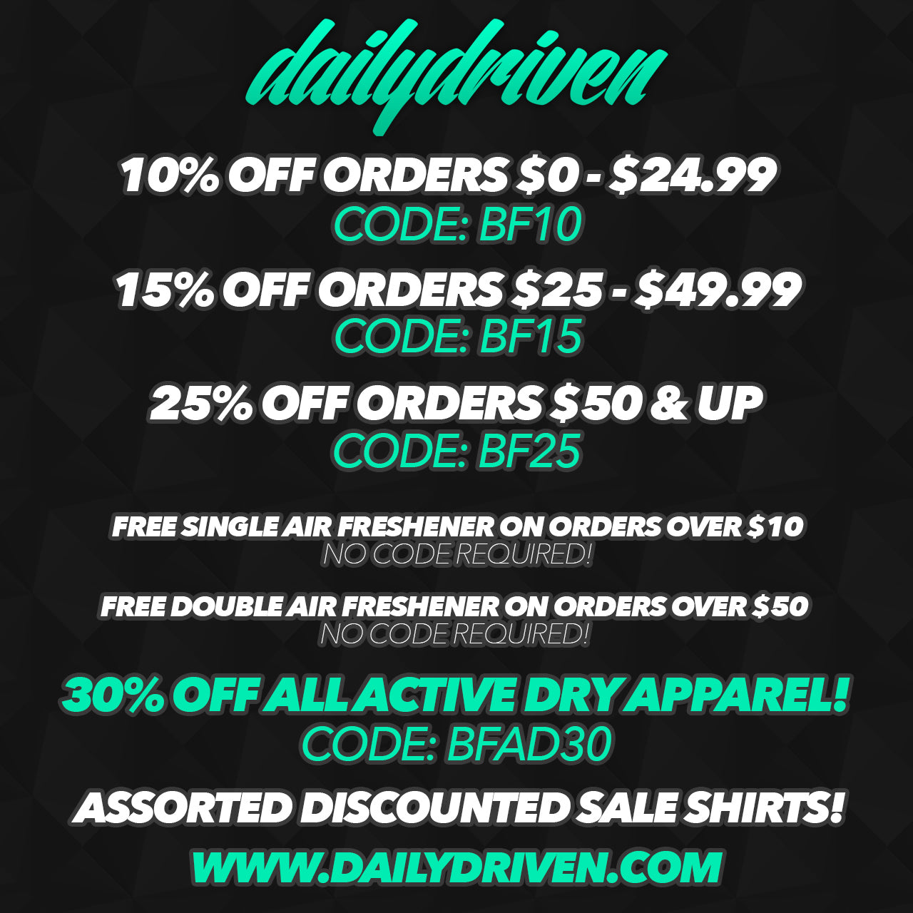 DailyDriven Black Friday