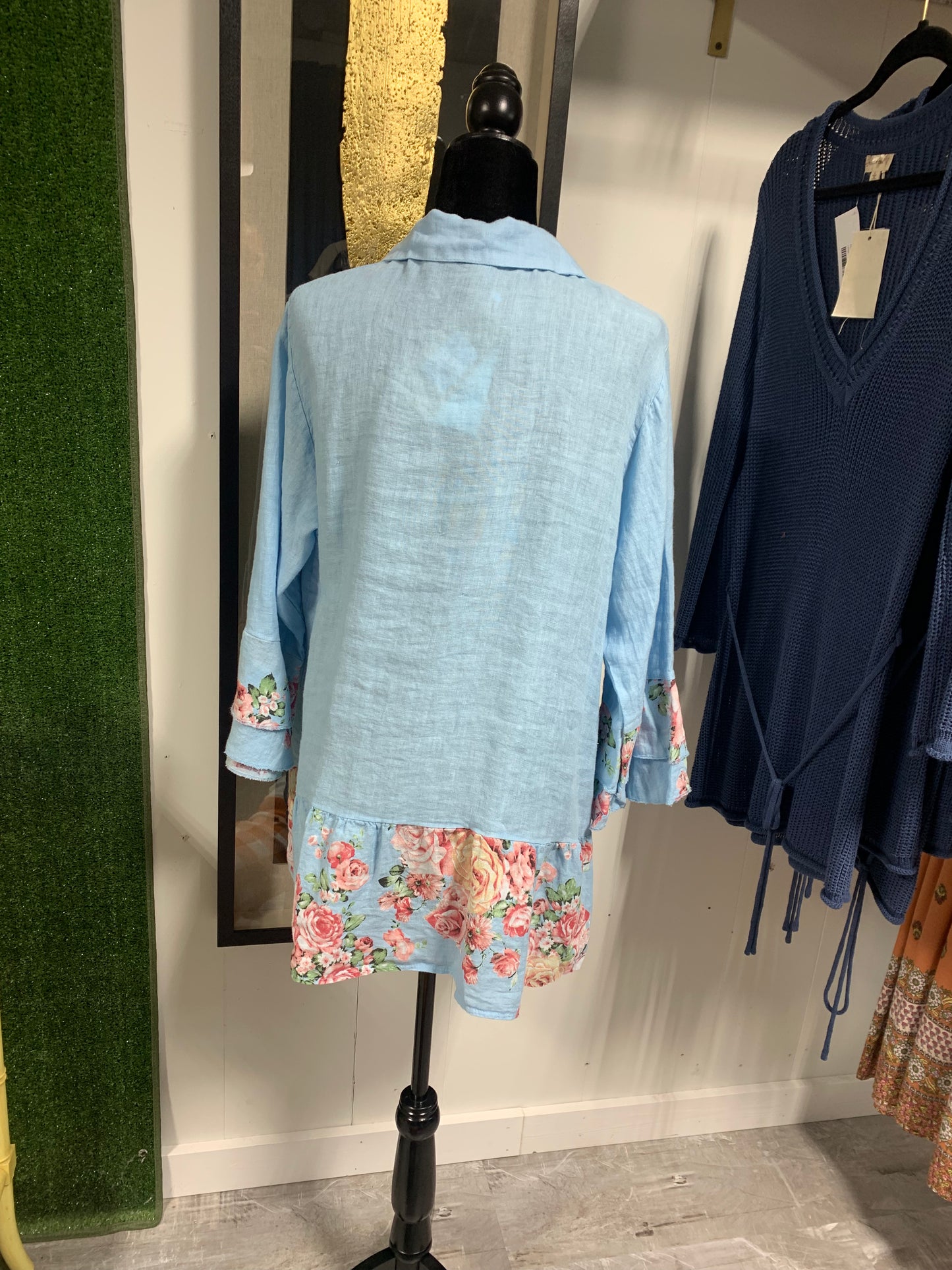 Linen Flounce