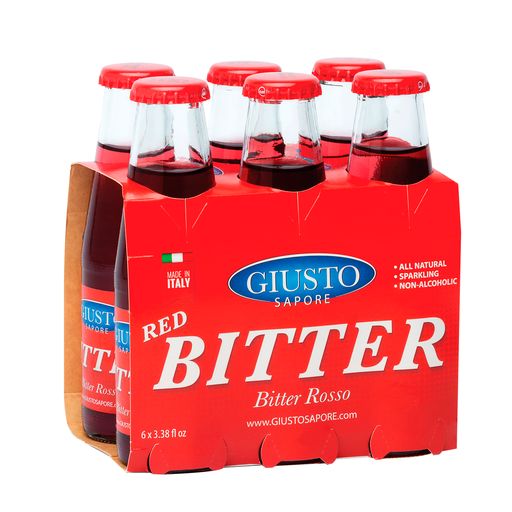 Italian Red Bitter Soda Giusto Sapore