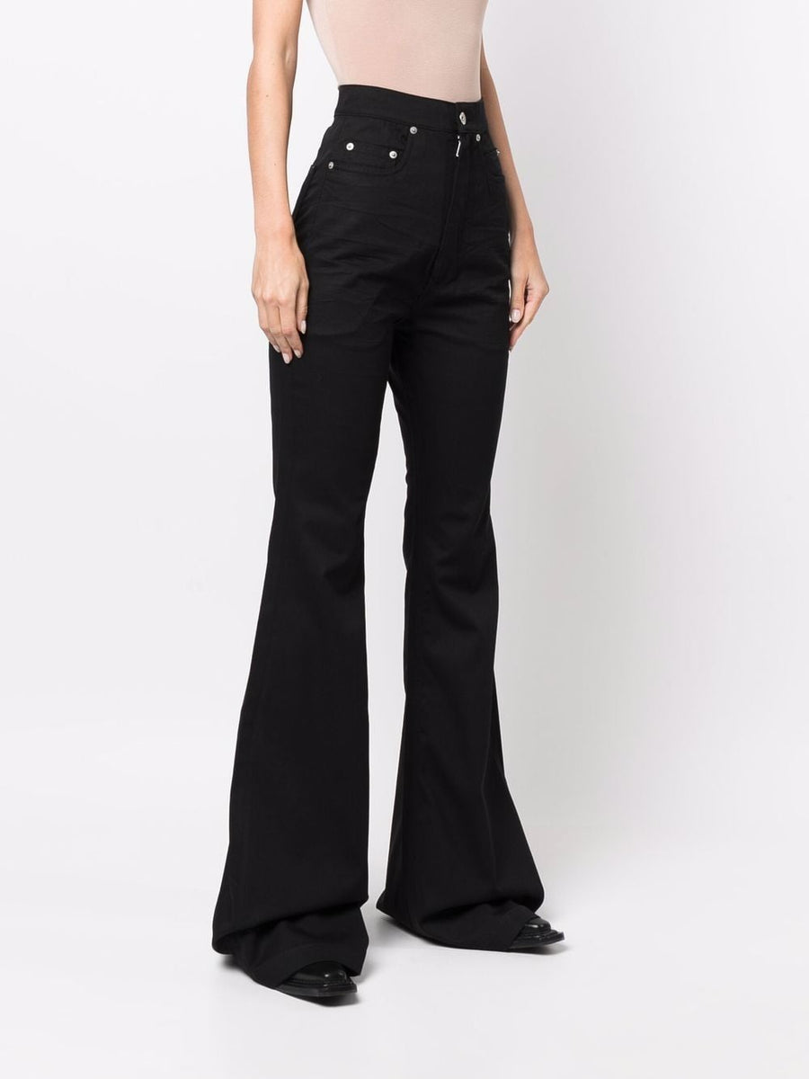 rick owens drkshdw bolan bootcut jeans smcint.com