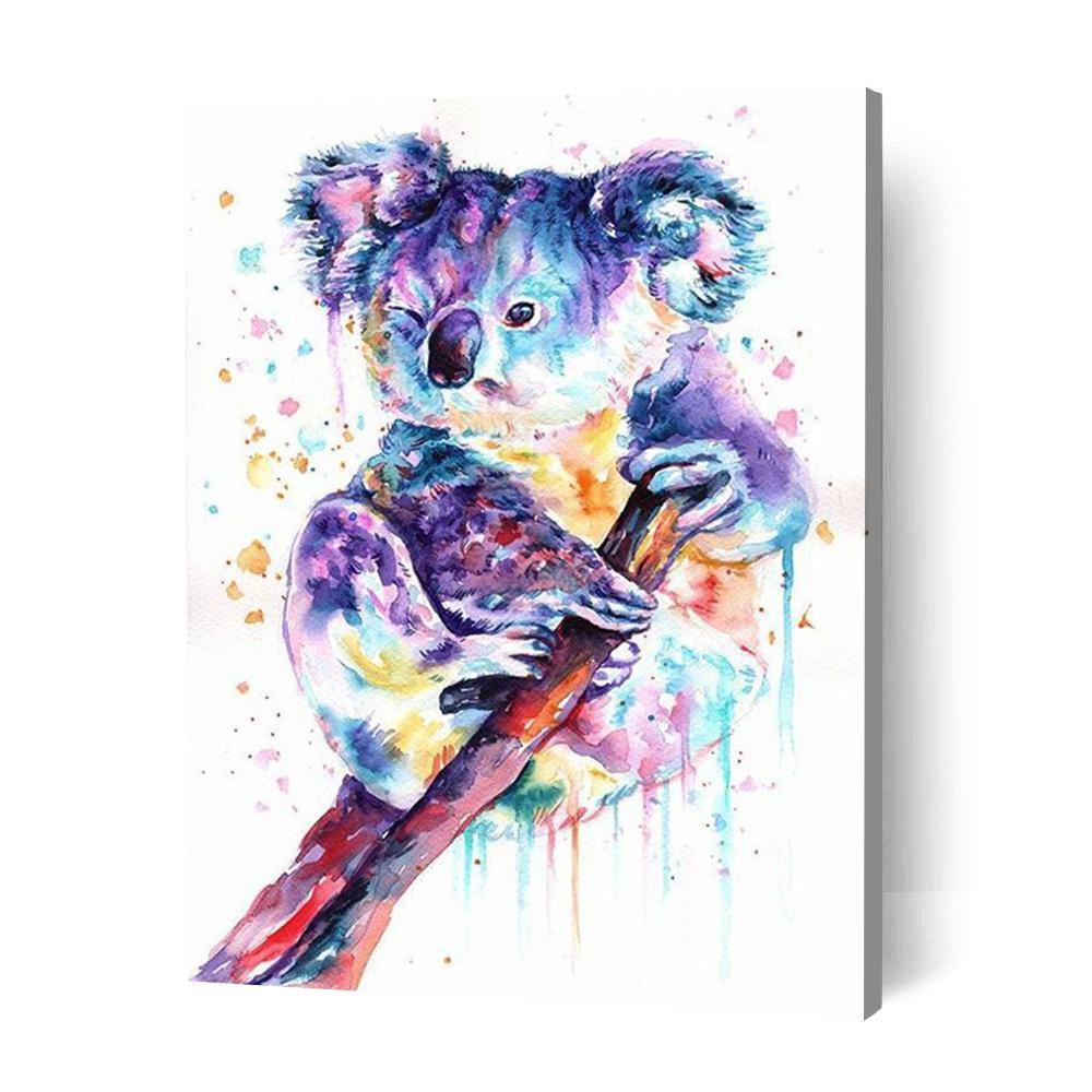 Abstract Koala - Fisher Paint By Number Kits Australia