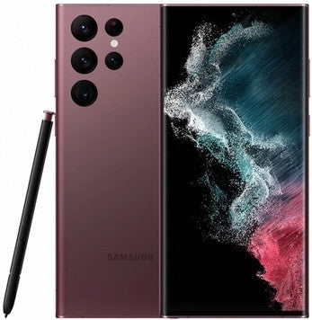 [新品]Galaxy S22 Ultra 5G SM-S908N 12/512GB SIMフリー (バーガンディ レッド)