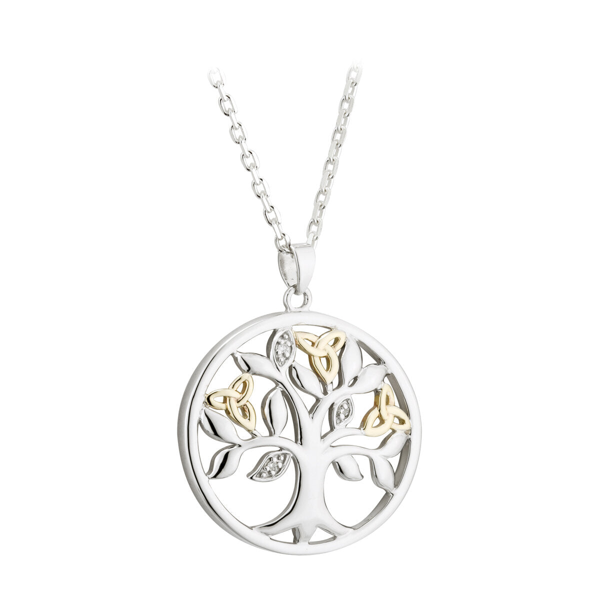 diamond tree pendant