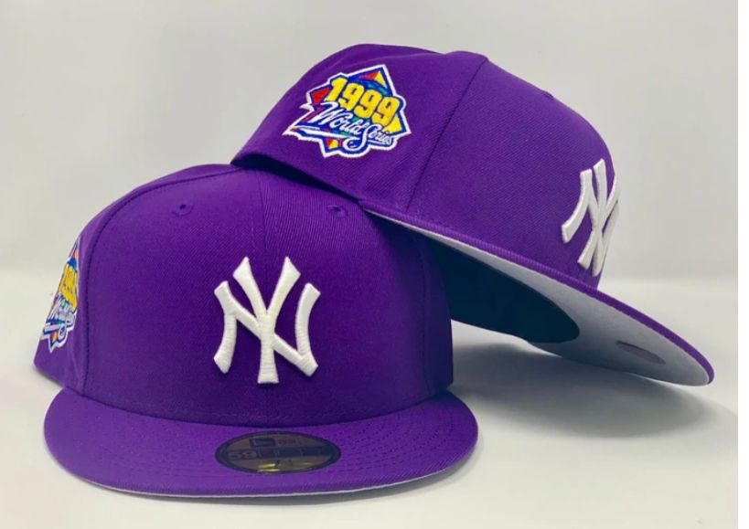 yankee purple hat