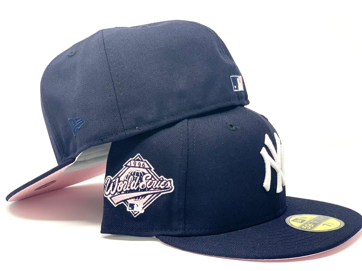 yankees 1996 world series hat pink