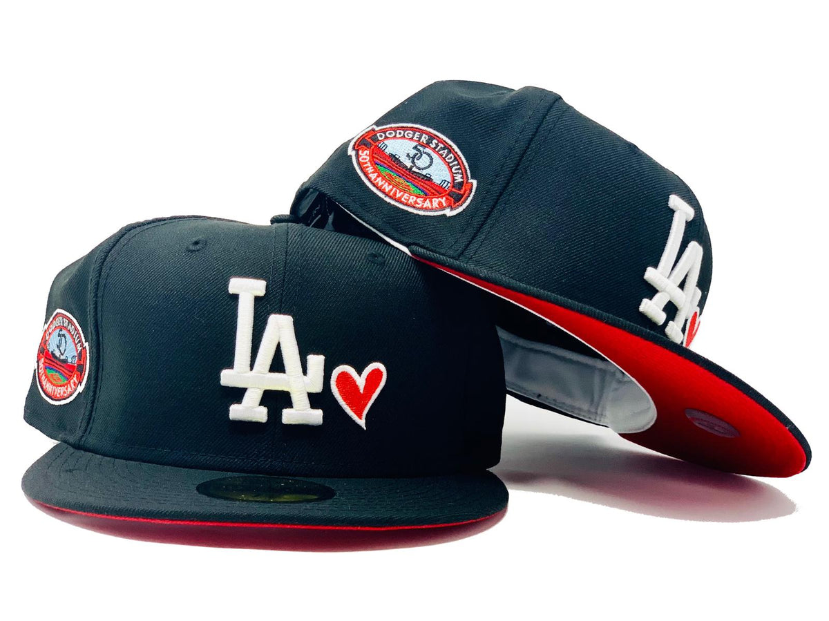 la dodgers heart hat