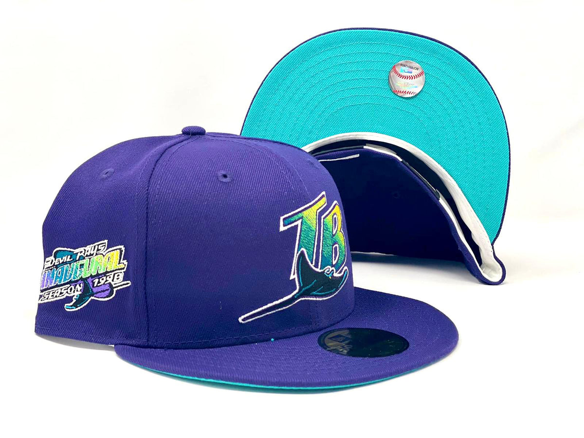 tampa bay devil rays purple hat