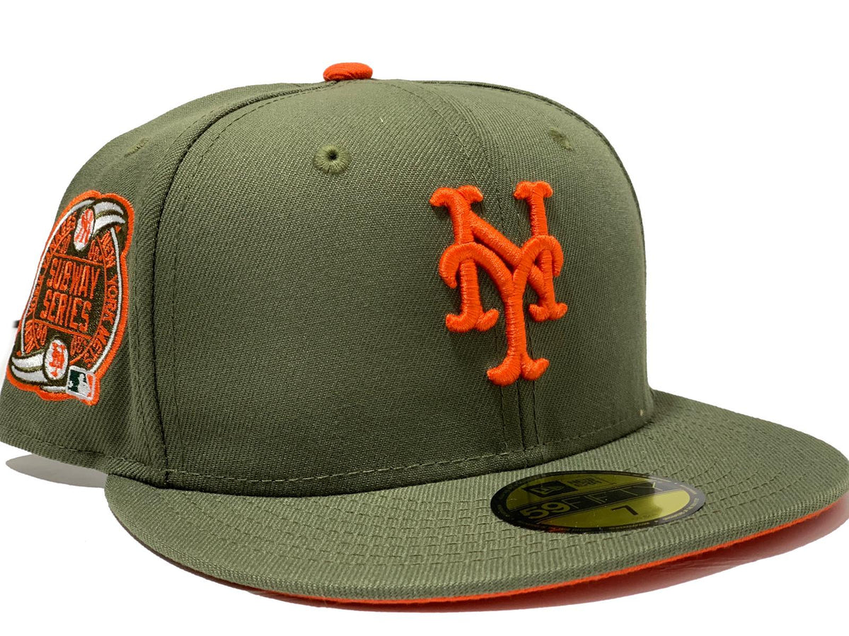 mets hat orange brim