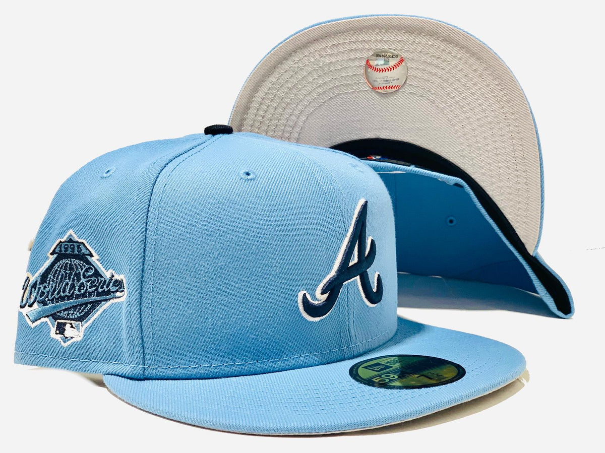 sky blue mlb fitted