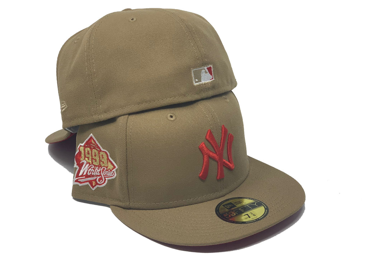 khaki new era fitted hat