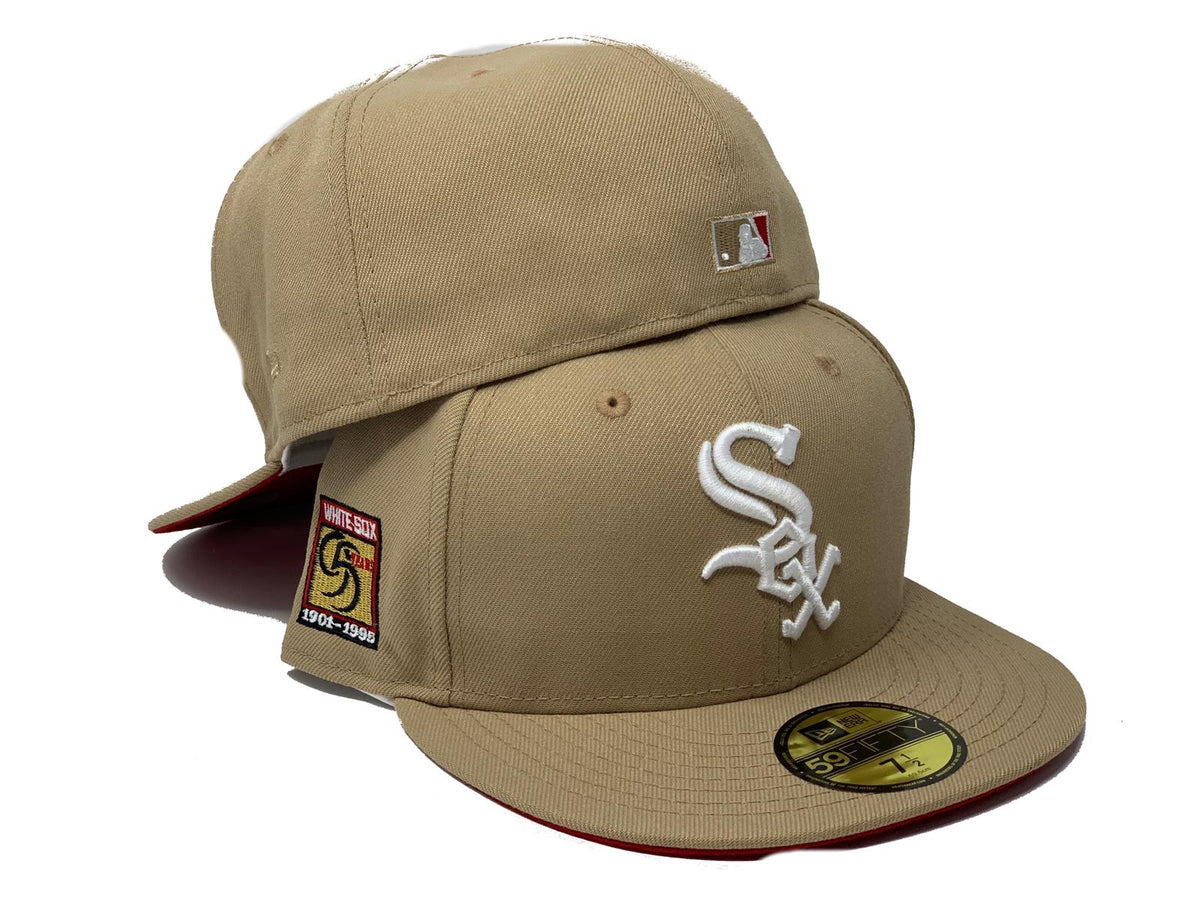 tan white sox hat