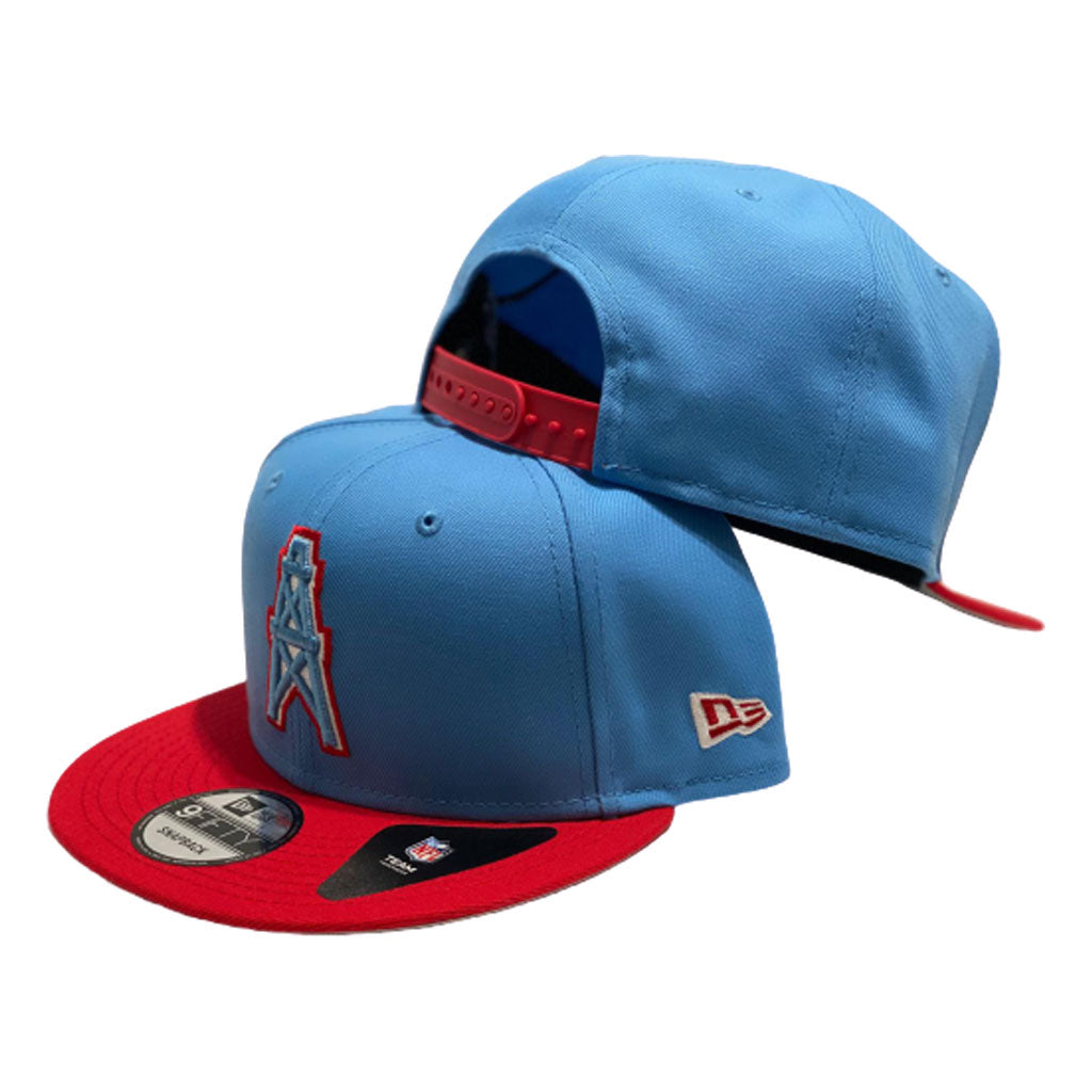 ETX Patch Trucker Hat (Houston Oilers-style Logo) Columbia Blue