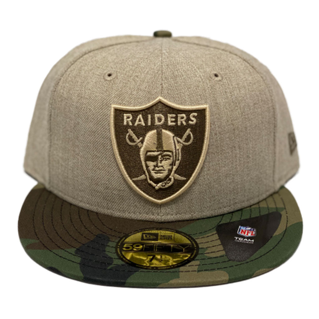 FIVE STARS Oakland Raiders oliv New Era 59Fifty Fitted Cap