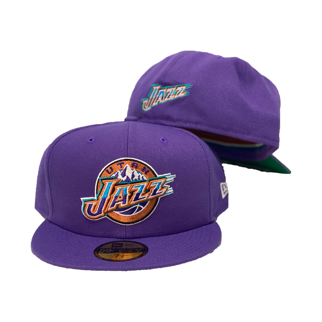 utah jazz fitted hat