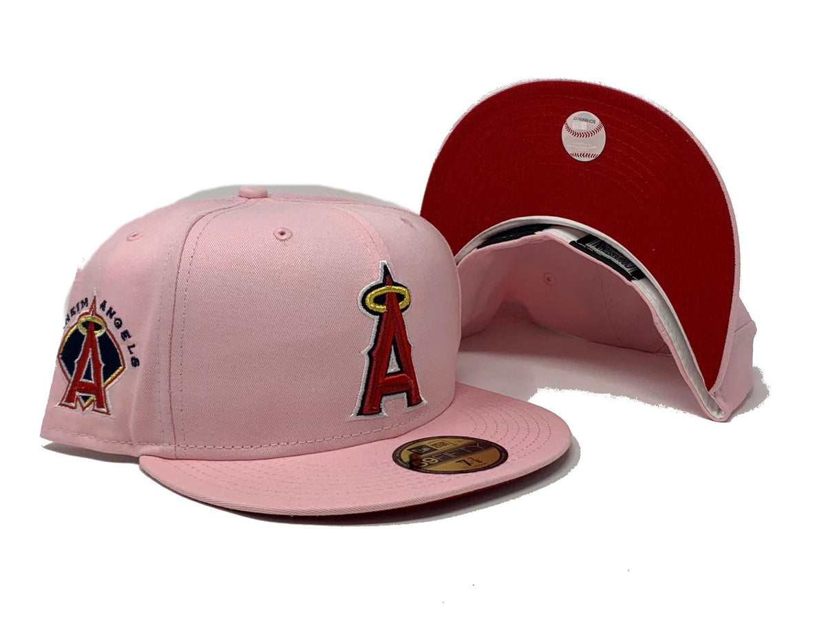 angels hat pink brim