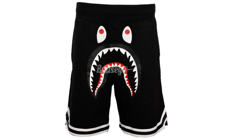 BAPE Black Basketball Sweat Shorts-Bullseye Sneaker emulate Boutique