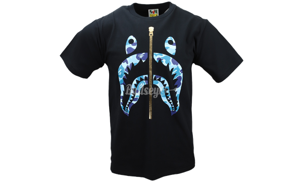 Bape ABC Black/Blue Camo Shark T-Shirt-Urlfreeze Sneakers Sale Online