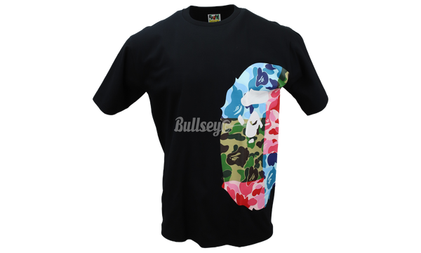 Bape ABC Crazy Camo Side Big Ape Head Black T-Shirt-Bullseye Sneaker emulate Boutique