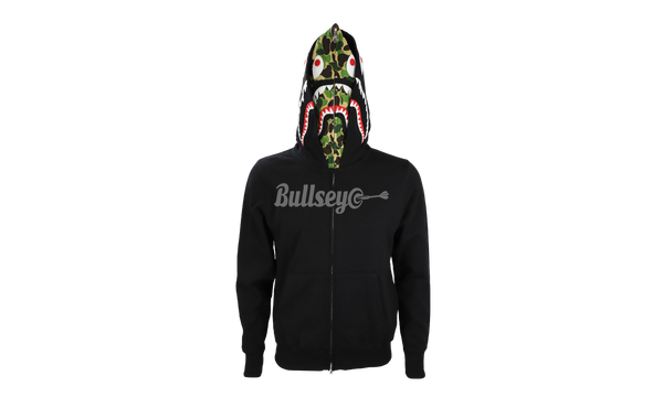 Bape Shark Black/Camo Zip-Up Double Hoodie-Bullseye Sneaker emulate Boutique