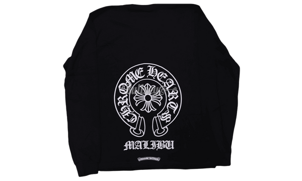 Chrome Hearts Malibu Horseshoe Black Longsleeve T-Shirt-Urlfreeze Sneakers Sale Online
