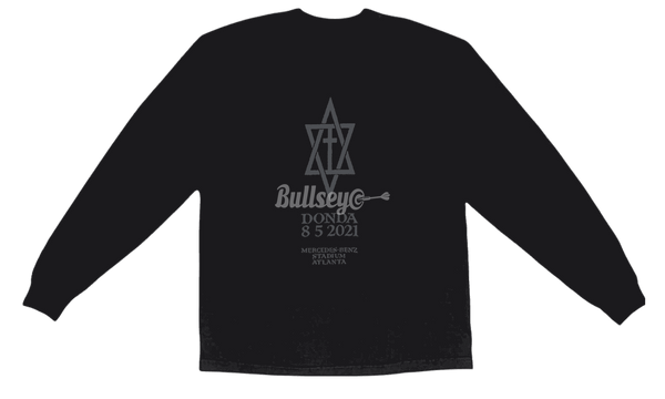 Kanye West Donda Listening Event Black Longsleeve T-Shirt-Bullseye Sneaker emulate Boutique
