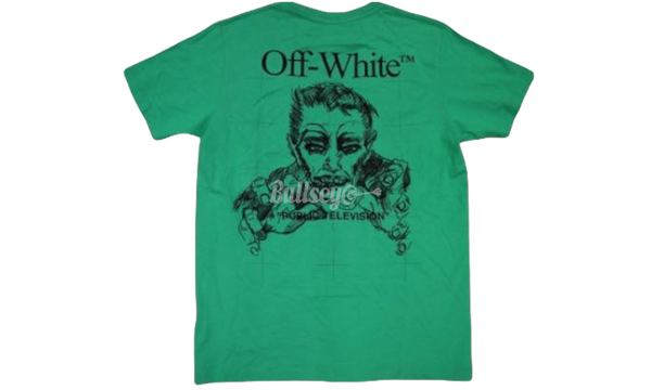 Off-White c/o Virgil Abloh Mirko Artist Green T-Shirt-Urlfreeze Sneakers Sale Online