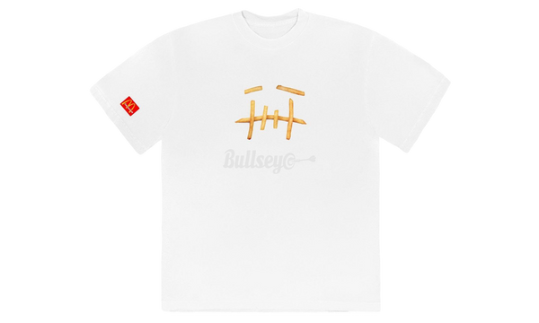 Travis Scott x Mcdonalds "Fry" White T-Shirt-Bullseye Sneaker emulate Boutique