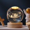 Crystal Solar System Planet Bedside Table