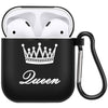 AirPods Couple Case <br/> Cute King Queen Crown Couple