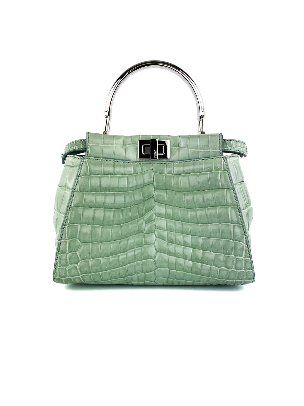 fendi peekaboo mini crocodile