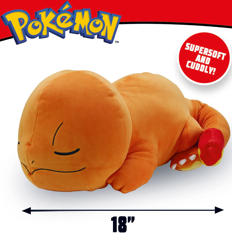 pokemon sleeping charmander 18 inch plush