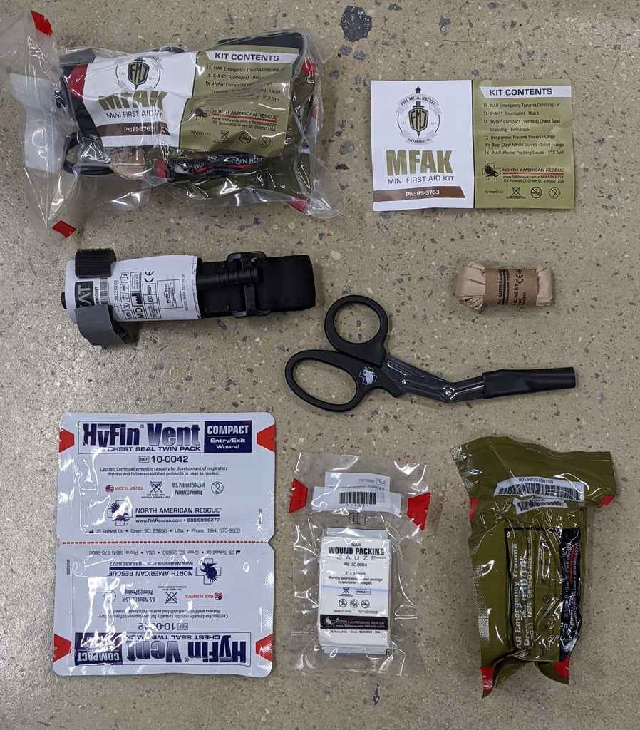 North American Rescue FMJ MFAK Mini First Aid Kit