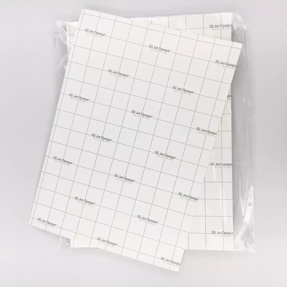 (200pcs=100 Light+100 Dark) Laser Transfer Paper A4 Paper Heat