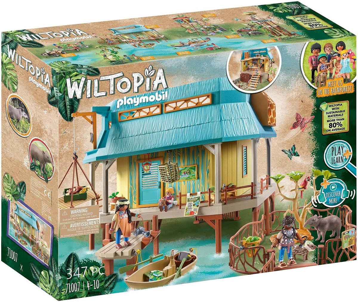Playmobil 71007 Wiltopia - Animal Care Station – Happy Go Lucky