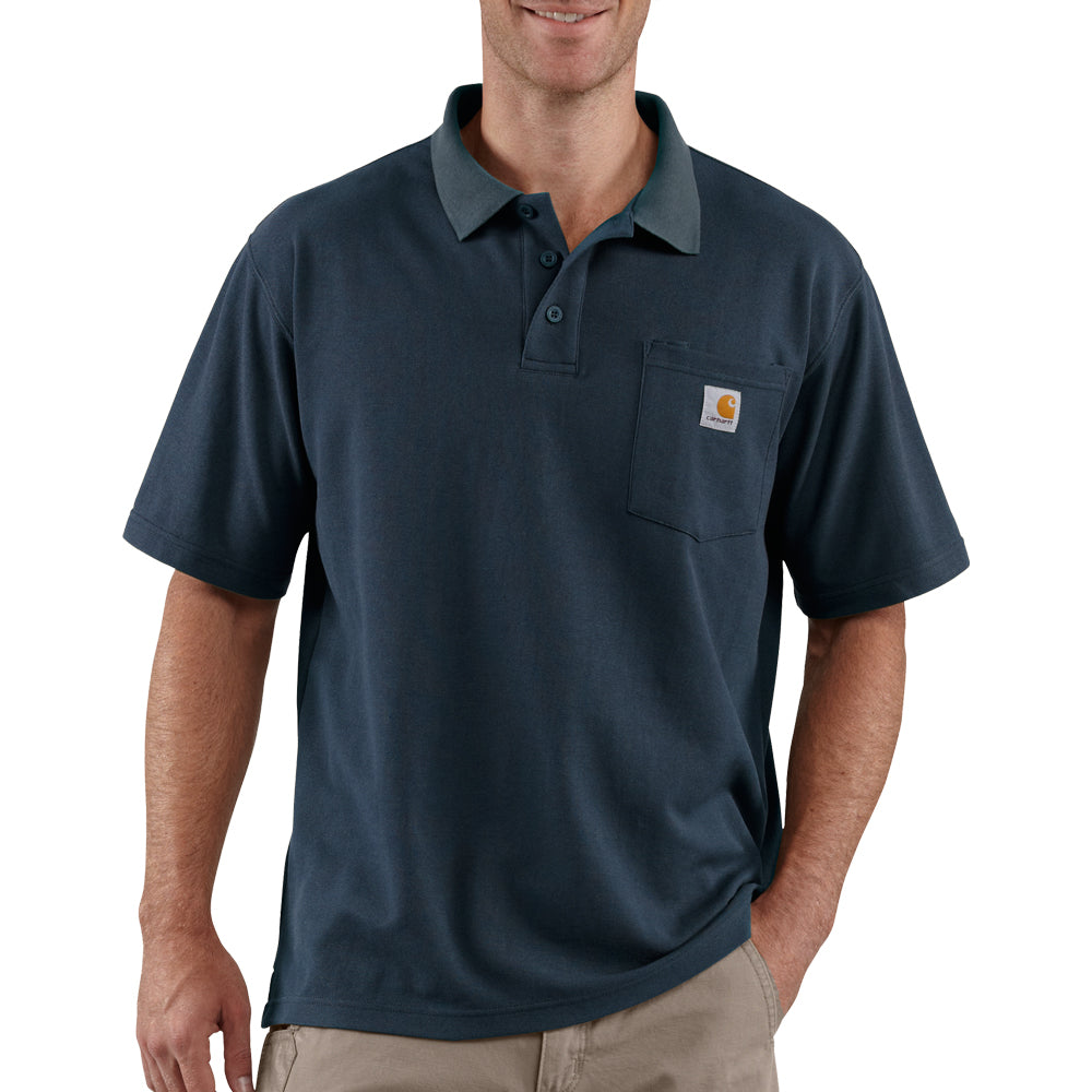 Carhartt Men&#39;s Contractor Short Sleeve Pocket Polo
