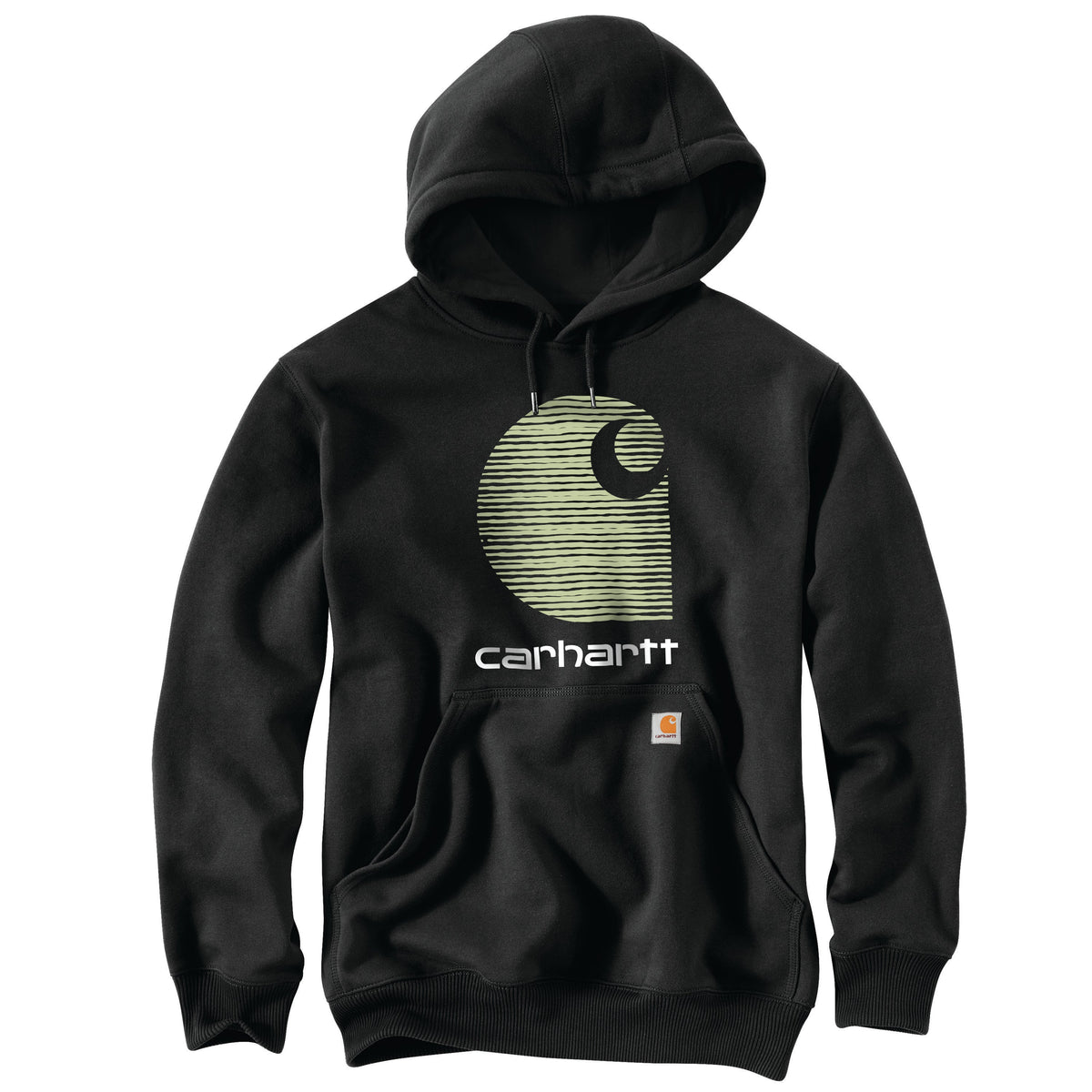 Carhartt Men&#39;s Rain Defender® Loose Fit Midweight &quot;C&quot; Logo Graphic Sweatshirt