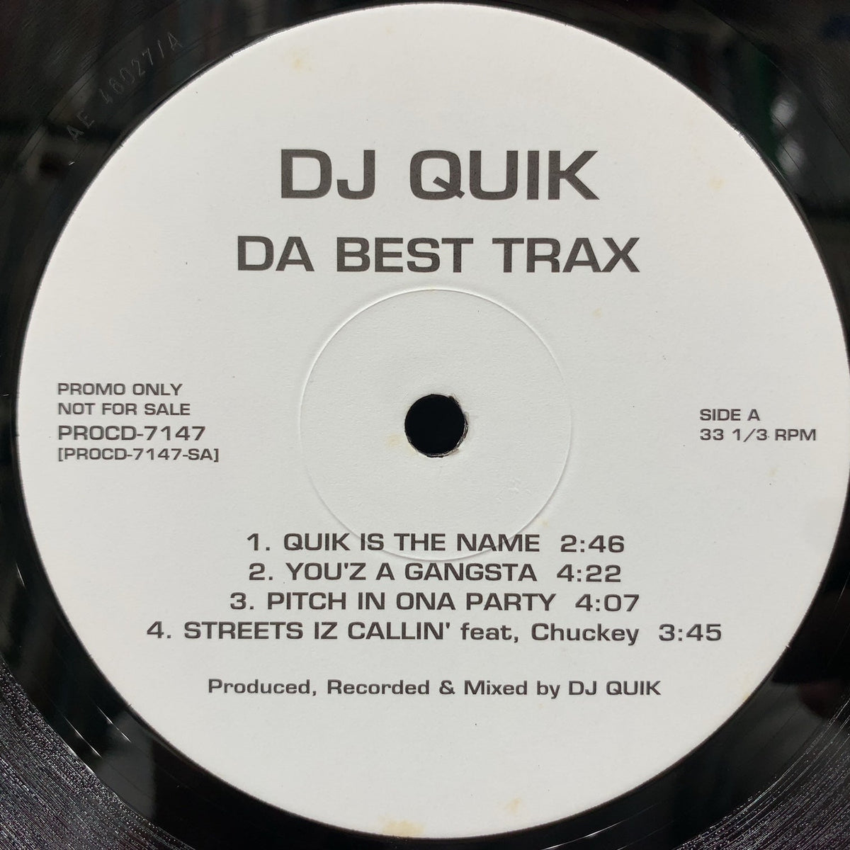 DJ QUIK Da Best Trax (Reissue, 12inch) – TICRO MARKET