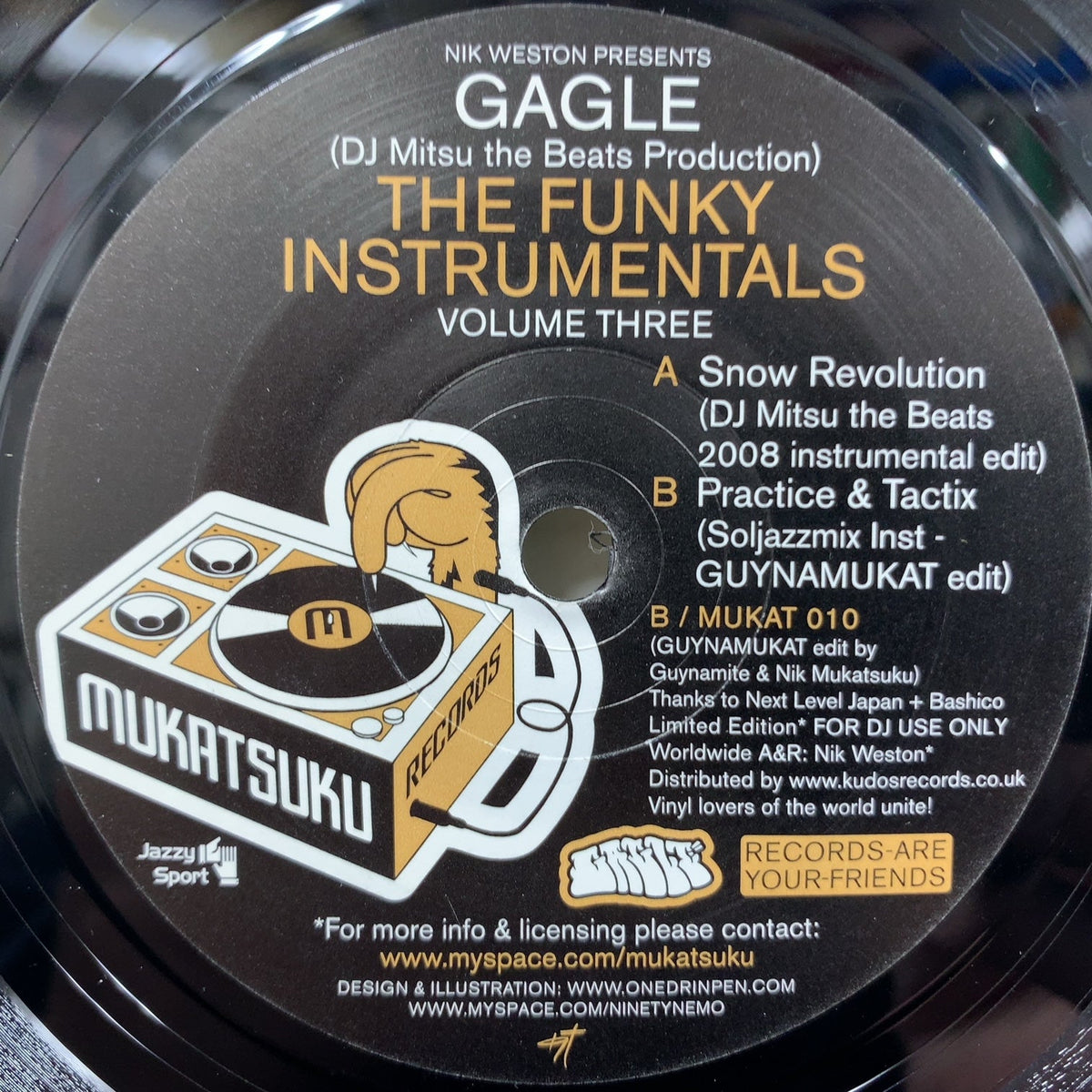 Gagle / The Funky Instrumentals 45 Vol.3