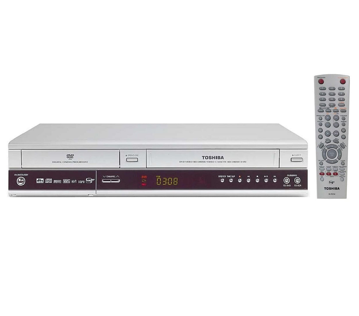 100 ％品質保証 TOSHIBA D-VR3 デッキ おまけ 試し用VHSテープ VHS DVD