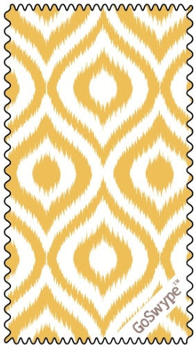Yellow Ikat GoSwype Antibacterial Microfiber Cleaning Cloth