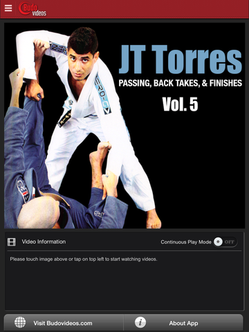 Passing, Back Takes, and Finishes by JT Torres Vol 5 - main title screen image