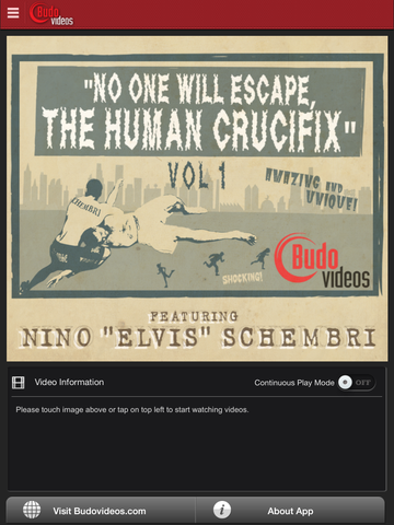 Human Crucifix Vol 1 by Nino Schembri - ipad main title screen image