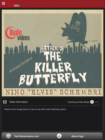 Killer Butterfly BJJ Sweeps by Nino Schembri - ipad main title screen image