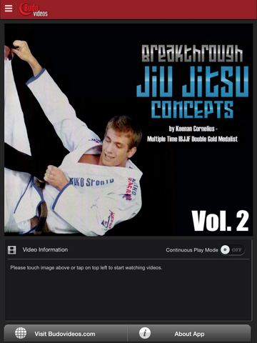 Breakthrough Jiu Jitsu Concepts Vol 2 - main title screen image