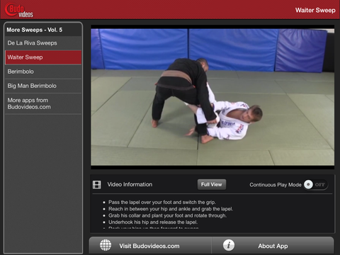 Breakthrough Jiu Jitsu Concepts Vol 5 - ipad landscape menu image