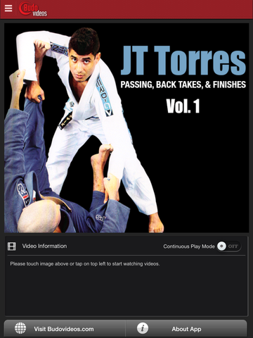 Passing, Back Takes, and Finishes by JT Torres Vol. 1 - ipad main title screen image