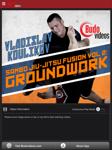 Sambo Jiu-jitsu Fusion Vol 2 - Ground Work by Vladislav Koulikov - main title screen image